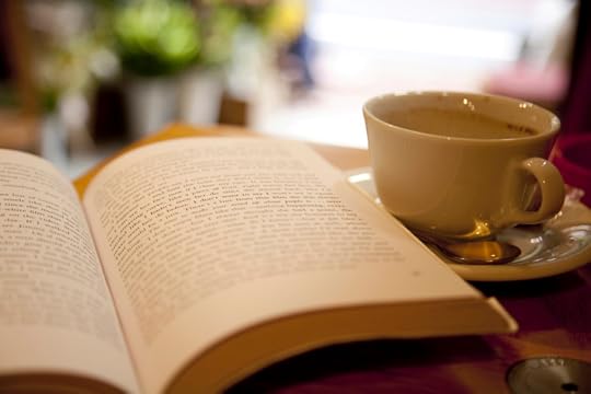 book and coffee cup