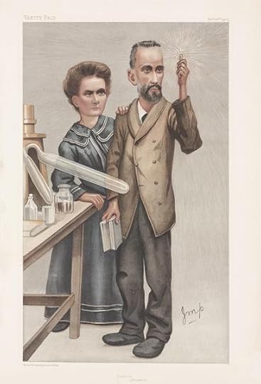 Caricature of Pierre and Marie Curie