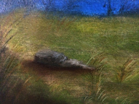 Unbroken (progression) 48��30 oil on canvas Dawn Blair ��2015