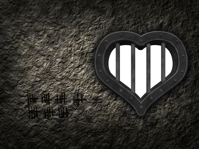 Heart prison window