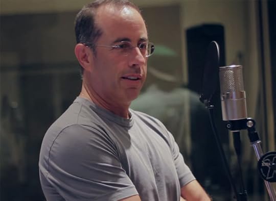 Jerry Seinfeld during the recording of The Album About Nothing.