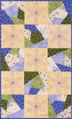 Stress-Free Quilting with Machine Embroidery