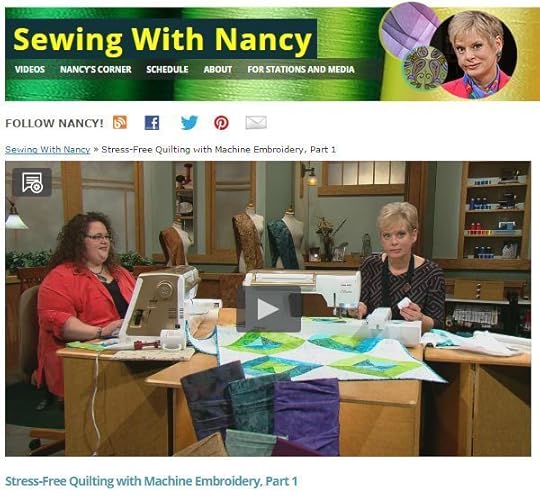 Stress Free Quilting with Machine Embroidery by Nancy Zieman