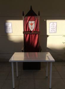 My throne for the day!