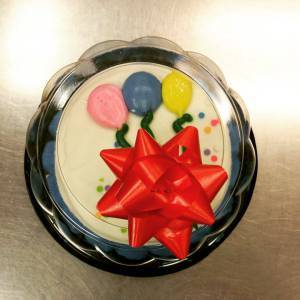 The cake my coworker got me to celebrate my book release!