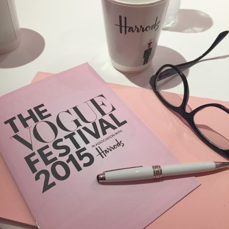 Woohoo! Yours truly went to the Vogue Festival!