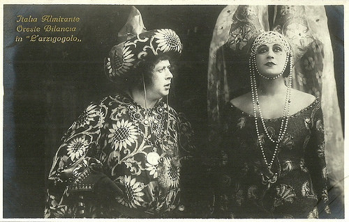 Italia Almirante and Oreste Bilancia in L'arzigogolo