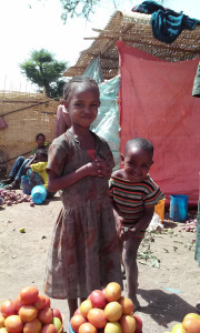 Yes, there are poor children in Ethiopia, just like in any other country.