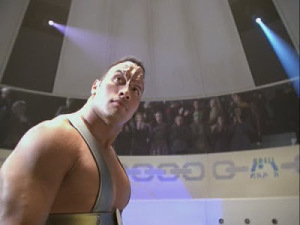 Dwayne Johnson in Star Trek Voyager