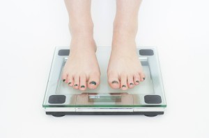 feet on scale