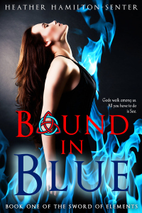 Cover to Bound in Blue - designed by Heather
