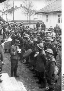 British POWs at Trondheim, Norway (German Federal Archives)