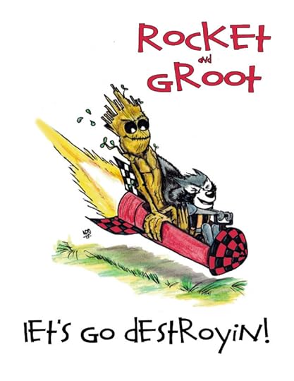 Rocket Raccoon And Groot Let's Go Destroyin!