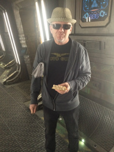 Dark Matter Line Producer Norman Denver is already in weekend mode.