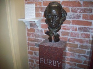 The Legend of William Furby, Father of Journalism in Port Hope. Rub his head and you will gain success in everything to do with paper and ink.
