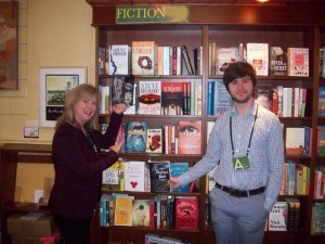 Lee and J.R. point out Canadian author Margaret Atwood and Paulo Coehlo's books. :) Two family favs.