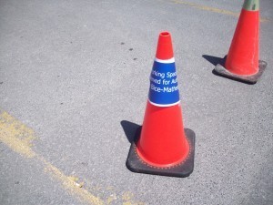 Did we feel special with our reserved parking spot, J.R.? You betcha. Thank you Alexandra.