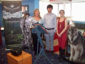Our first attendee arrives. Thank you Ashleigh for your enthusiasm and interest in the Paige Maddison Series.