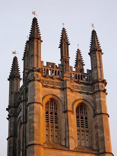 Choristers at Magdalen Tower