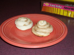 Out of the Easy Bake and ready to eat