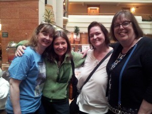 Me and three of my fellow nominees the day before the conference. I had just arrived at the hotel.