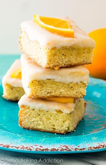 Glazed Orange Poppy Seed Bars will have everyone begging for the recipe! The sweet orange glaze is unbelievable!
