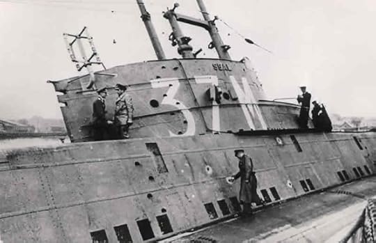 Submarine HMS Seal after its capture by the Germans.