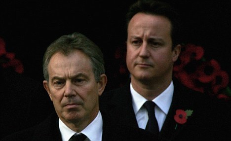 David Cameron and Tony Blair