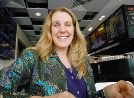 Cynthia Sue Lars at Abu Dhabi International Airport