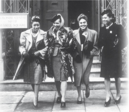 Jamaican Women’s Auxiliary Air Force (WAAF) volunteers, 1943. 