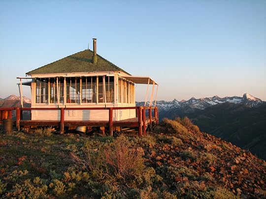 Basin Butte looks out over the Sawtooths and Salmon River Mountains, and it’s located about 10 miles north of Stanley. You can drive to the lookout in a high clearance 4-wheel drive. Photo: Chuck Arpp for US Forest Service