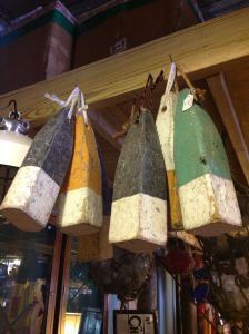 Buoys to hang indoors or out.