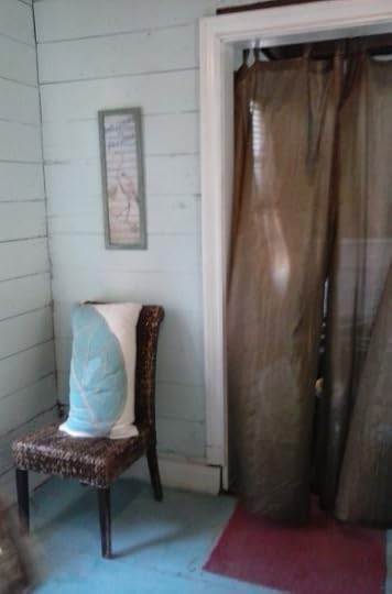 Entrance to master bedroom from dining area.