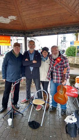 Not a voter in sight in wet Wadebridge