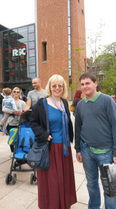 Sheila and Jamie in Stratford upon Avon