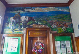 Marlinton PO mural