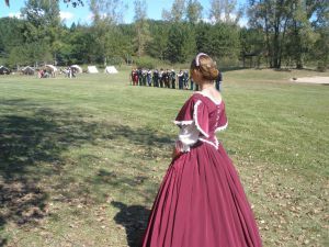 Living History Reenactor Charlier Carter in original photo.