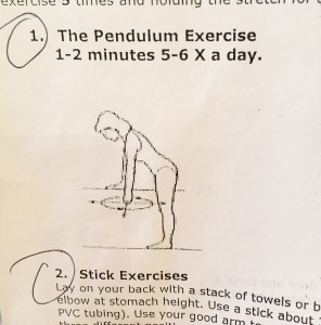 Circle your arm to the floor, like you're 104.