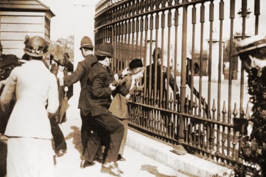 Suffragette arrested