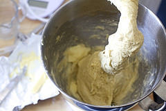 knead in butter