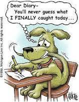 Journaling_Dog Catch Tail