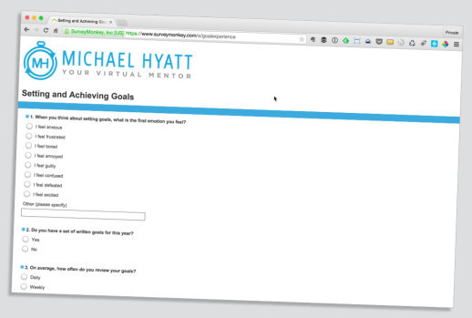 Setting and Achieving Goals Survey