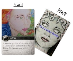Gaia flashcard front and back