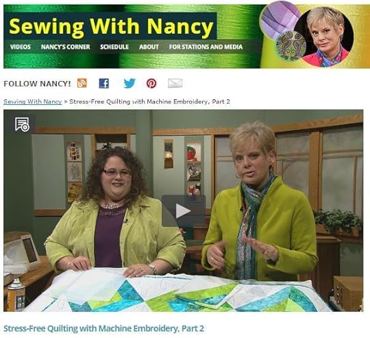 Stress Free Quilting with Machine Embroidery by Nancy Zieman	