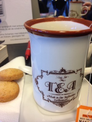 Te medan slingorna fixas.