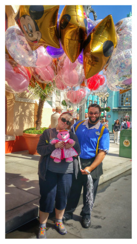 Lex indulging in the Disney Magic. Oooh Ahh~