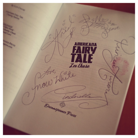 Americana Fairy Tale signed by the Disney Princesses