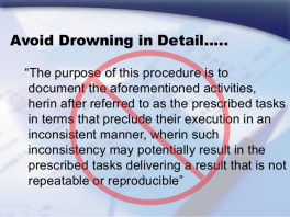 drowning in detail