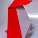 Origami penguin