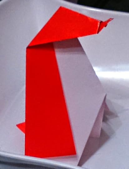 Origami penguin